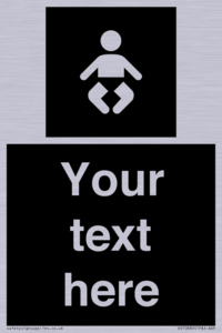 Custom information: black panel baby change